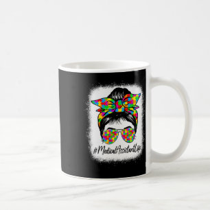 Medizinischer Instant-Unordentlicher-Bun-Autismus- Kaffeetasse