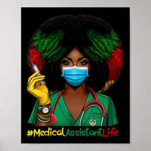 Medizinischer Istant Krankenpflege Afro Frauen Kra Poster