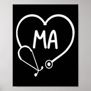 Medizinischer Istant Ma Cma Krankenpfleger Arzt Poster