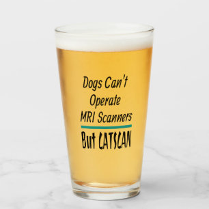 Medizinischer Joke Hunde und Katzen Vater Joke Fun Glas