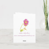 Medizinischer Karte (Rückseite)