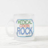 Medizinischer Kodierer-Felsen Mattglastasse (Links)