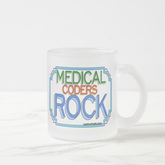 Medizinischer Kodierer-Felsen Mattglastasse (Rechts)
