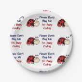 Medizinischer Kodierer Ladybug2 Pappteller (Vorderseite)