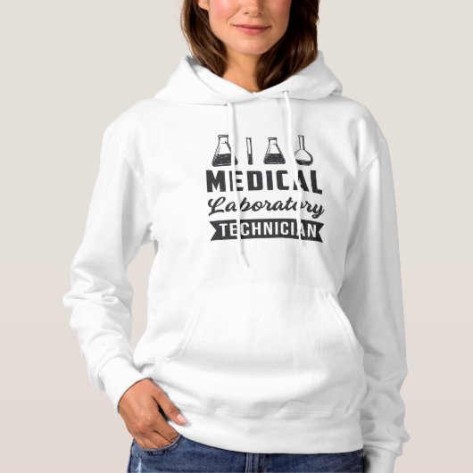 Medizinischer Labortechniker Funny Labrador Tech G Hoodie (Vorderseite)