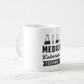 Medizinischer Labortechniker Funny Labrador Tech G Kaffeetasse (Vorderseite Links)