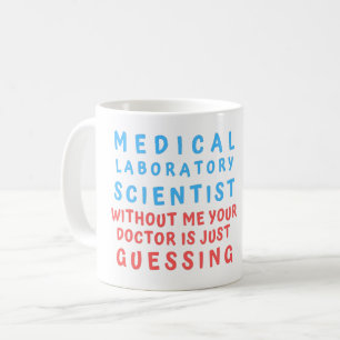 MEDIZINISCHER LABORWISSENSCHAFTLER OHNE MICH RÄT D KAFFEETASSE