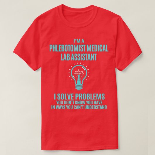 Medizinischer Labrador-Assistent I löst Problem T-Shirt (Design vorne)