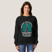 Medizinischer Labrador Scientist Labrador Tech Med Sweatshirt (Vorne ganz)