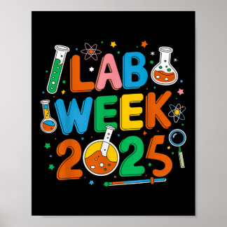 Medizinischer Labrador Scientist Retro Labrador Wo Poster