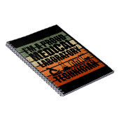 Medizinischer Labrador Tech Vintag Retro Notizblock (Rechte Seite)