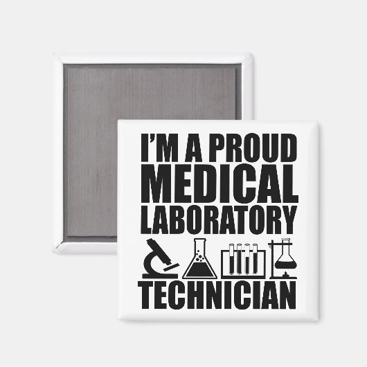 Medizinischer Labrador-Techniker Magnet (Vorderseite/Rückseite)