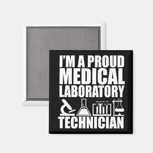 Medizinischer Labrador-Techniker Magnet (Vorderseite/Rückseite)