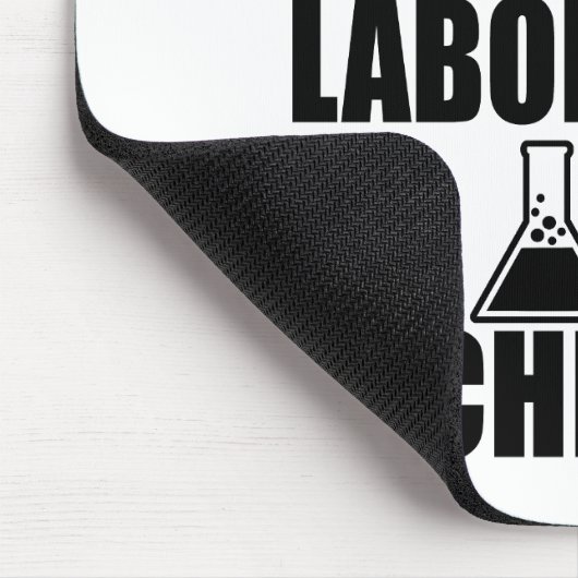 Medizinischer Labrador-Techniker Mousepad (Ecke)