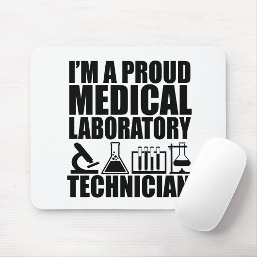 Medizinischer Labrador-Techniker Mousepad (Mit Mouse)
