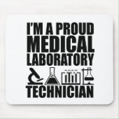 Medizinischer Labrador-Techniker Mousepad (Vorne)