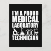 Medizinischer Labrador-Techniker Postkarte (Vorderseite)