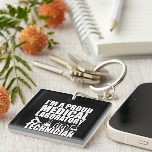 Medizinischer Labrador-Techniker Schlüsselanhänger (Vorderseite rechts)