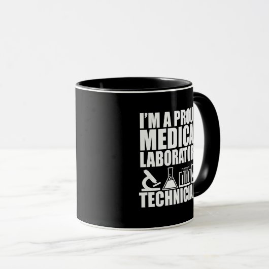 Medizinischer Labrador-Techniker Tasse (VorderseiteRechts)