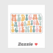 Medizinischer Labrador Wissenschaftler Medizinisch Aufkleber (Blatt)