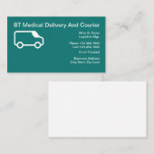Medizinischer Lieferungs-Kurier Visitenkarte (Vorne/Hinten)