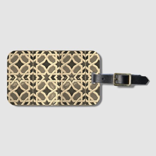 Medizinischer MosaikGepäcktag Gepäckanhänger (Vorderseite (Horizontal))