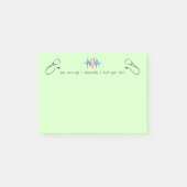 Medizinischer Post-it Klebezettel (Vorderseite)