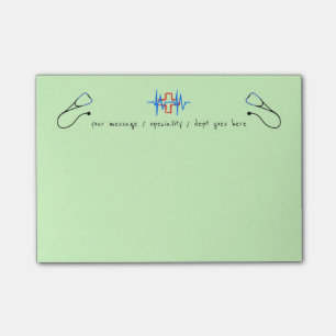 Medizinischer Post-it Klebezettel