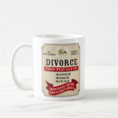 Medizinischer Scheidungs-Aufkleber Kaffeetasse (Links)
