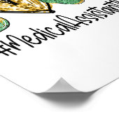 Medizinischer Sofortiger Frieden Liebe St Patricks Poster (Ecke)