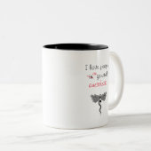 Medizinischer Spaß / Anästhesist / Arzt Zweifarbige Tasse (VorderseiteRechts)