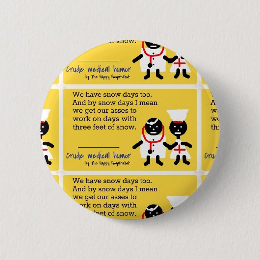 Medizinischer Spaß Button (Vorderseite)