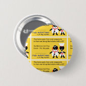 Medizinischer Spaß Button (Vorne & Hinten)