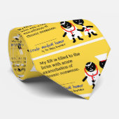 Medizinischer Spaß Krawatte (Gerollt)