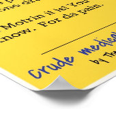 Medizinischer Spaß Poster (Ecke)