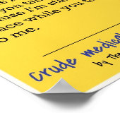 Medizinischer Spaß Poster (Ecke)