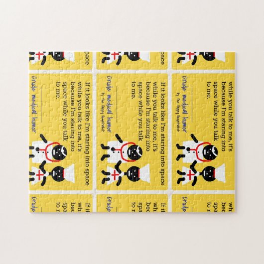 Medizinischer Spaß Puzzle (Horizontal)