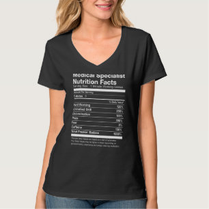 Medizinischer Spezialist Ernährung Fakten Funny T-Shirt