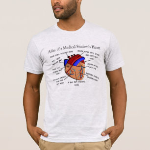 Medizinischer Studenten-Herz-Anatomie-T - Shirt