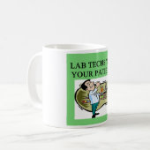 medizinischer Witz des Labradortechnikers Kaffeetasse (Vorderseite Links)