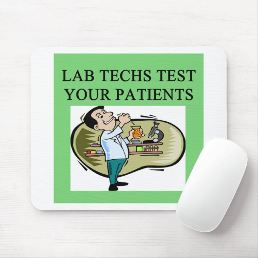 medizinischer Witz des Labradortechnikers Mousepad (Mit Mouse)