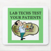 medizinischer Witz des Labradortechnikers Mousepad (Vorne)