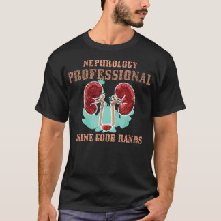 Medizinischer Wortwitz Nephrologie Urin Gute Hand  T-Shirt