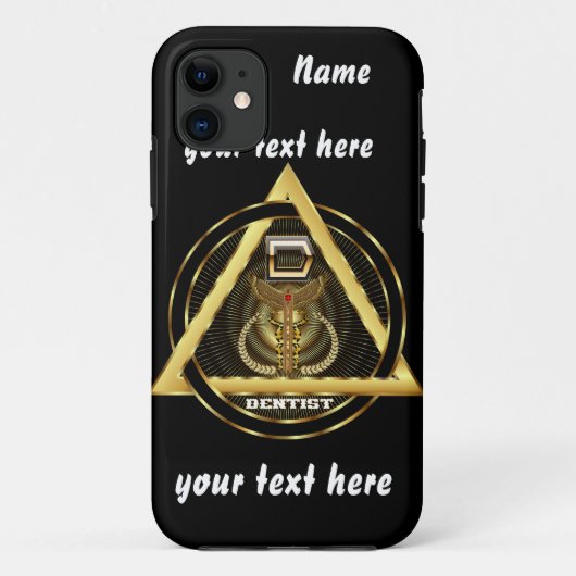 Medizinischer Zahnarzt-universelle Case-Mate iPhone Hülle (Rückseite)