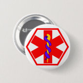 MEDIZINISCHER ZEICHEN-IDENTIFIKATIONS-UMBAU BUTTON (Vorne & Hinten)