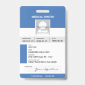 Medizinisches Abzeichen Ausweis (Rückseite)
