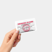 Medizinisches Abzeichen mit Notausweis Ausweis (Handheld)