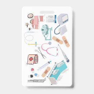 Medizinisches Abzeichen-Zubehör Ausweis