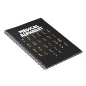 Medizinisches Alphabet für Doktoren Nurses Notizblock (Rechte Seite)