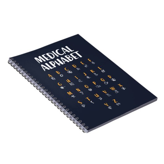 Medizinisches Alphabet Notizblock (Rechte Seite)